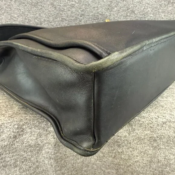 ✅VTG Coach Beekman 5266 Black Leather Briefcase Business Messenger/Laptop Bag - Picture 14 of 16
